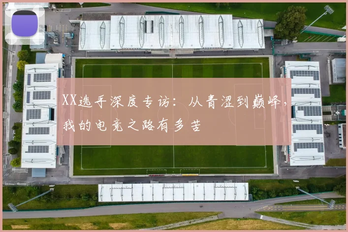 XX选手深度专访:从青涩到巅峰,我的电竞之路有多苦